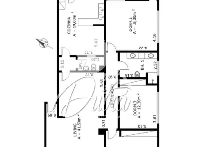 Angelina Santisi Jardim Paulista 337m² 03 Dormitórios 01 Suítes 2 Vagas