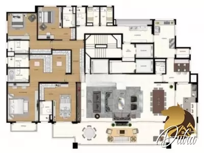 Edifício Merano Indianópolis 405m² 03 Dormitórios 03 Suítes 5 Vagas