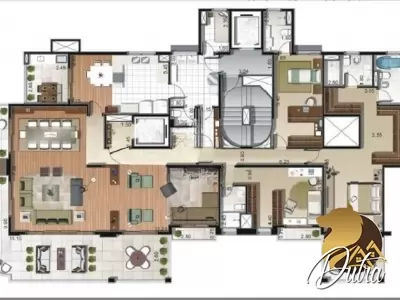 Condomínio Vogue Moema Moema 300m² 03 Dormitórios 03 Suítes 5 Vagas