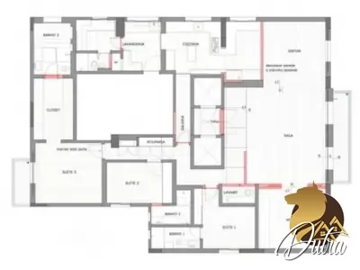 Paço de Higienopolis Santa Cecília 352m² 04 Dormitórios 04 Suítes 4 Vagas